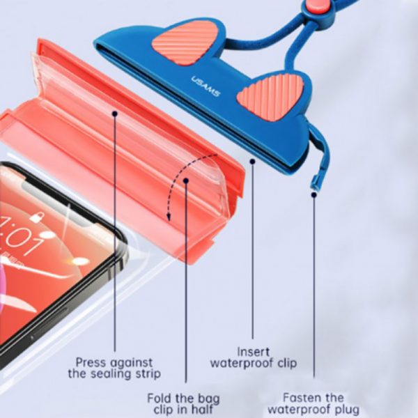 کیف ضد آب یوسمز مدل US-YD010 مناسب برای گوشی موبایل تا سایز 7.0 اینچ