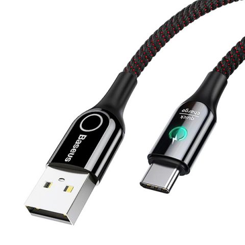 کابل تبدیل USB به USB-C باسئوس مدل C-Shaped طول 1 متر