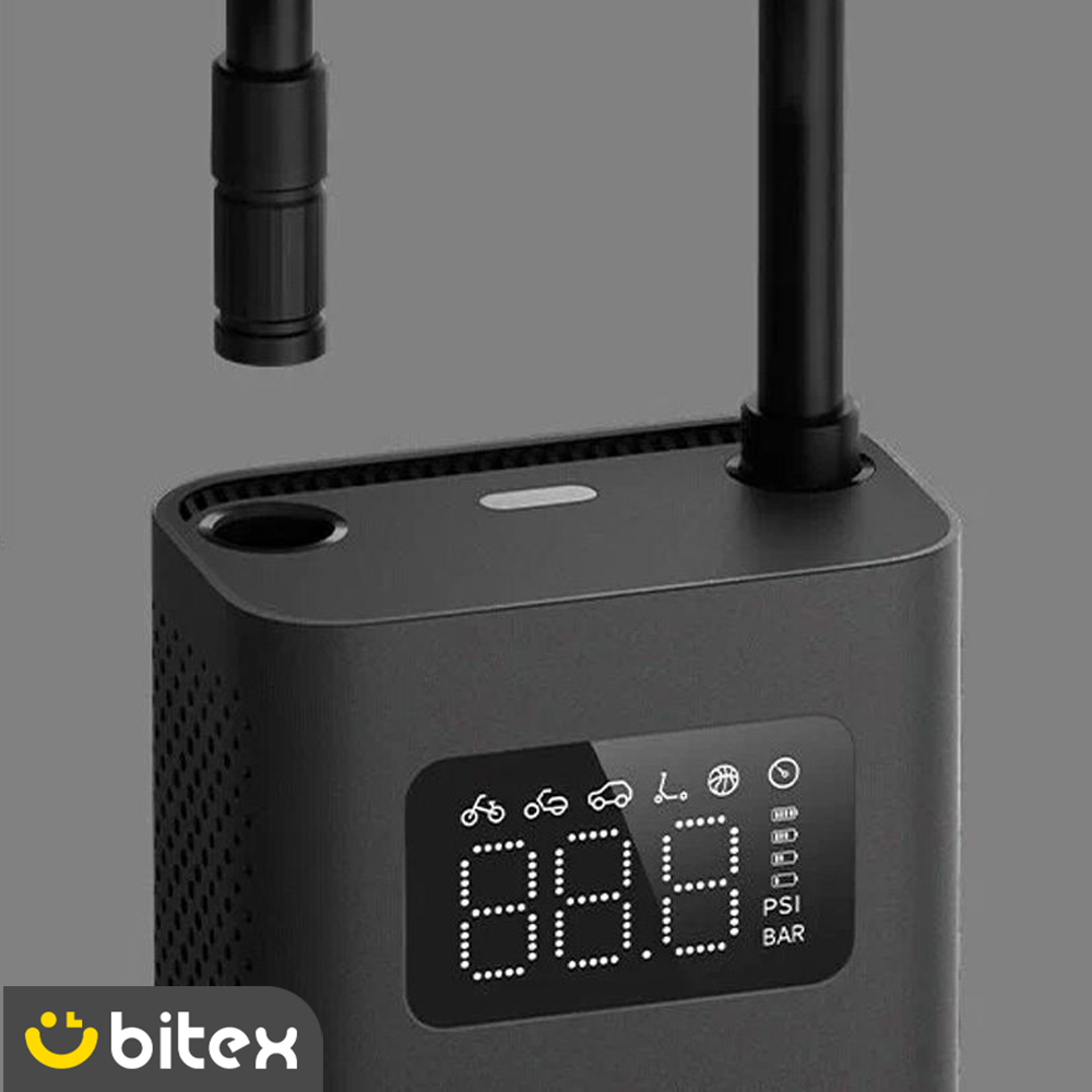 3 نمایشگر دیجیتال پمپ باد قابل حمل شیائومی MJCQB06QW