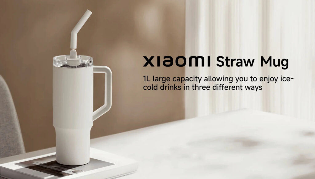 ماگ مسافرتی شیائومی Mijia Straw Cup