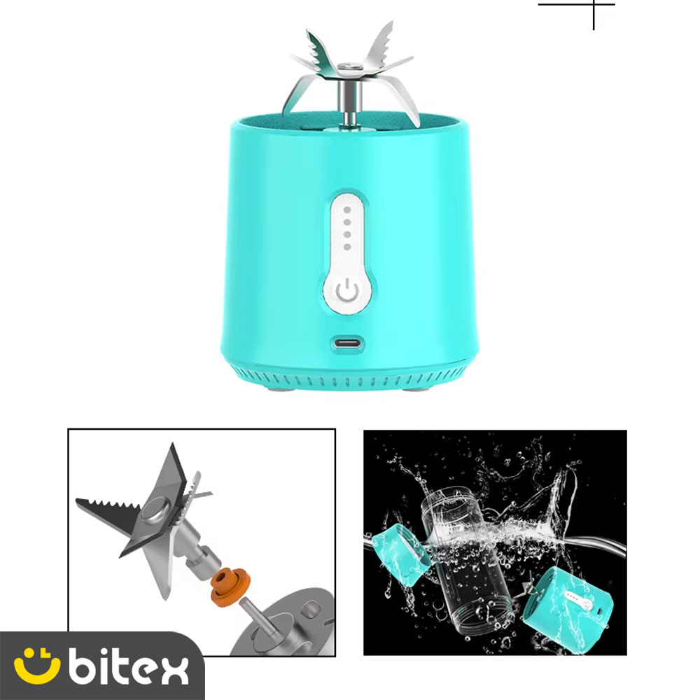 4 تیغه قدرتمند شیکر شارژی گرین لاین GL-JU7 برای مخلوط کردن کامل