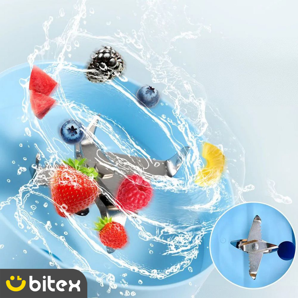 4 تیغه فولادی قدرتمند شیکر شارژی شیائومی Bomidi JB01