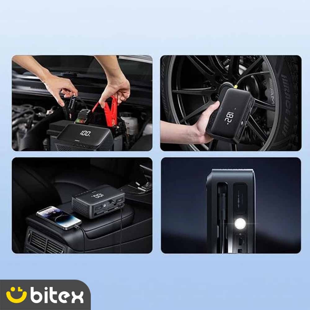 1 جامپ استارتر خودرو بیسوس مدل BS-CH013