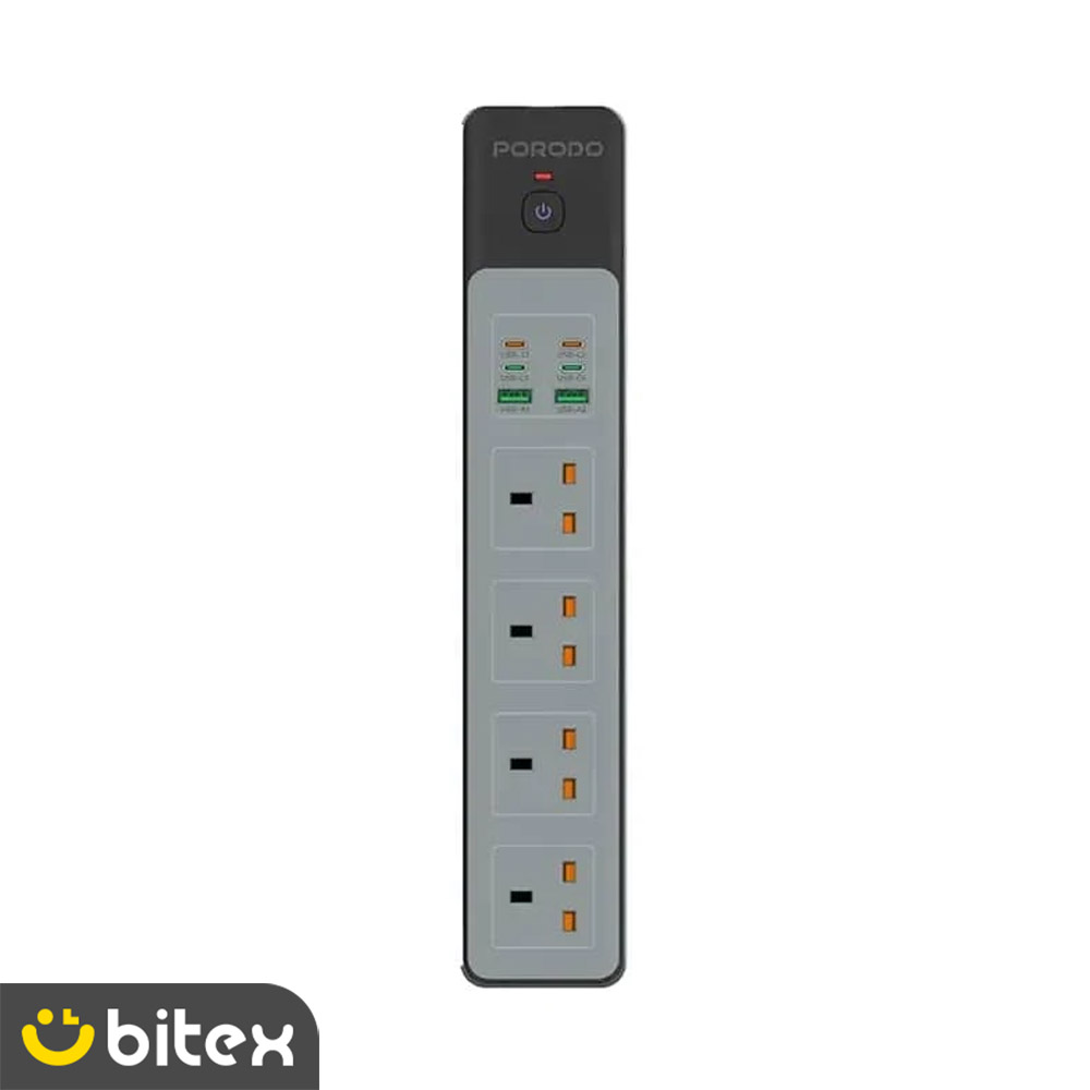 محافظ شوک الکتریکی و چند راهی برق پرودو مدل PD-FWCHO45-BK