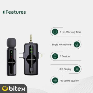 میکروفن بی سیم گرین لاین مدل GM-79X