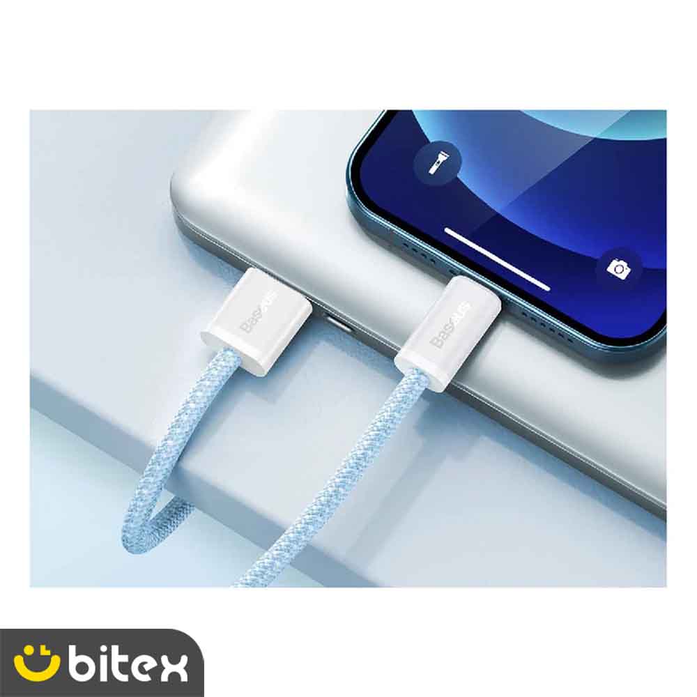 1 کابل تبدیل USB به لایتنینگ بیسوس مدل CALD000402