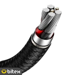 کابل تبدیل USB به USB-C بیسوس مدل Metal Data cable 66W