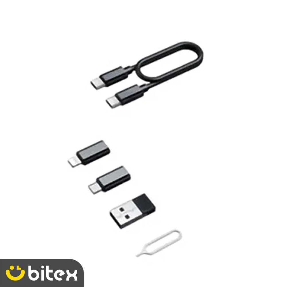 7 کابل تبدیل USB-C/USB به لایتنینگ/USB-C/MicroUSB بیوا مدل C-17